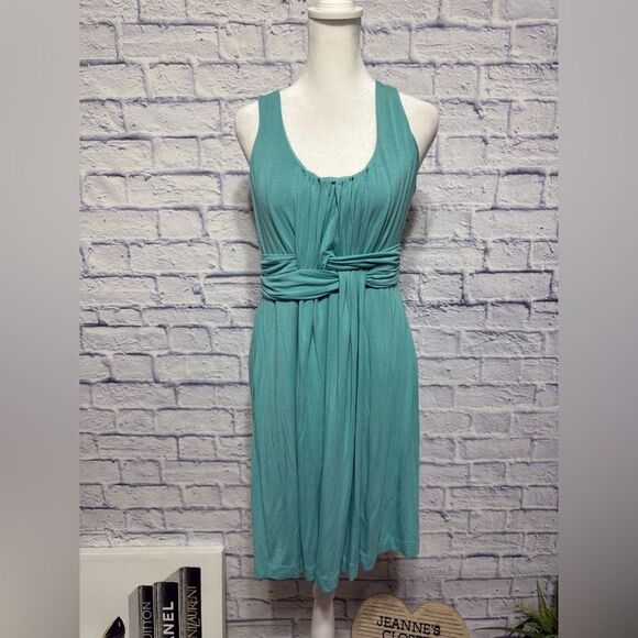 Soma Soft Jersey Bliss Knit Twist Waist Dress - Picture 1 of 9
